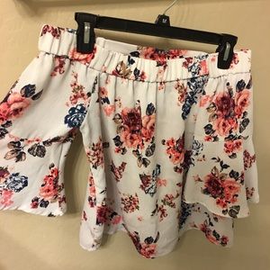 Off the shoulder shirt